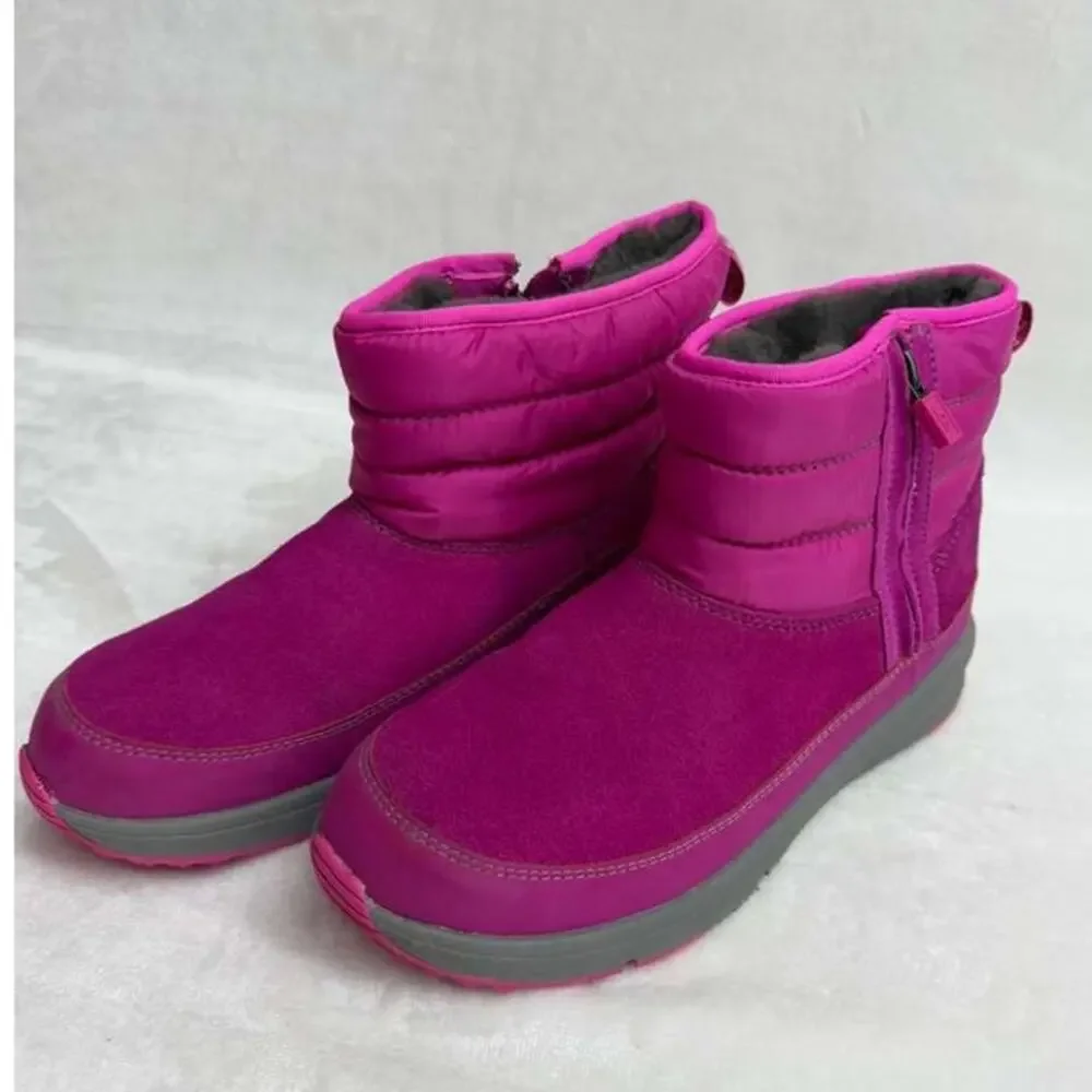 Ugg Kid's Truckee Weather Suede Cold Weather Boots Pink Sz 6